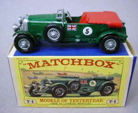 Classic Bentley ~ Y5 1929 ~ matchbox car