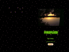 wallpaper thumbnail - Fireflies - poem by Codey; art by Blue;