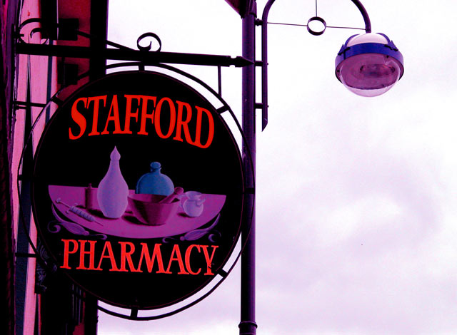 The Stafford Pharmacy by Pertinax Carrus